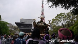 増上寺と東京タワー