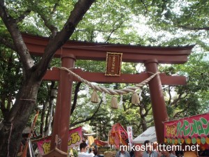 蒲田八幡神社の鳥居