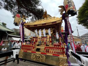 駒留八幡神社の宮神輿