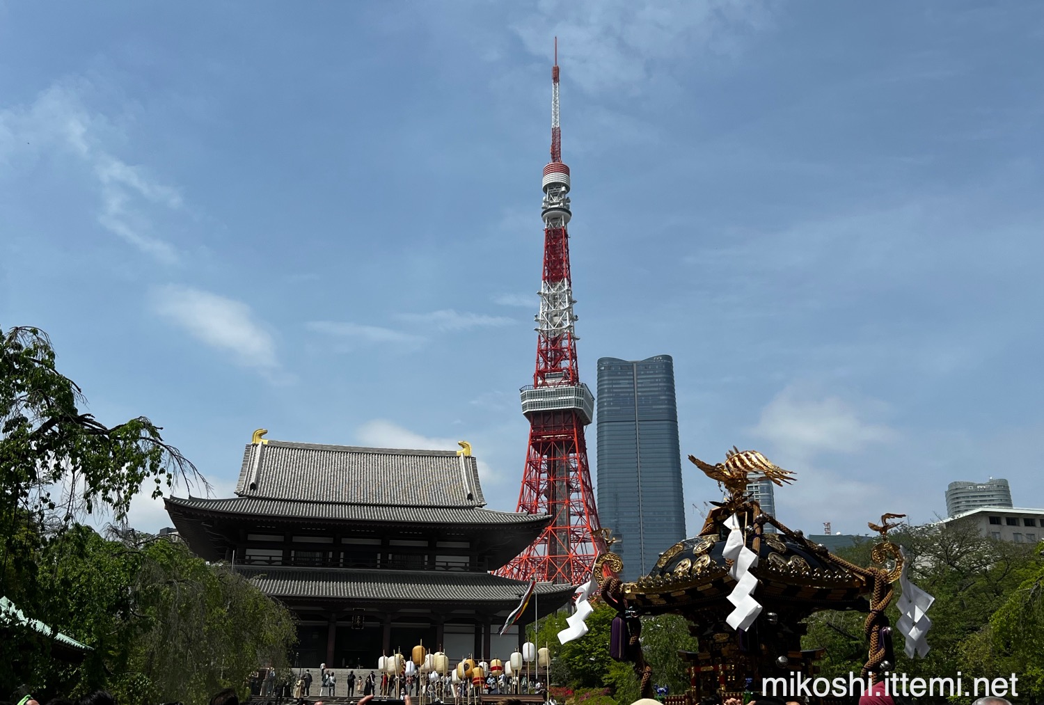 増上寺熊野神社みこし講 神輿渡御にいってみ 2024年4月21日